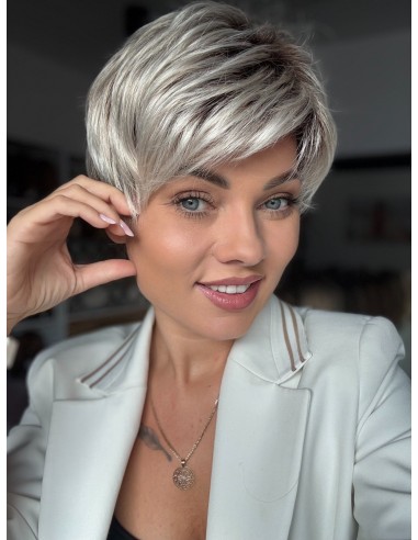 Lily Platinum Ice-Peruka z włosów syntetycznych NAH