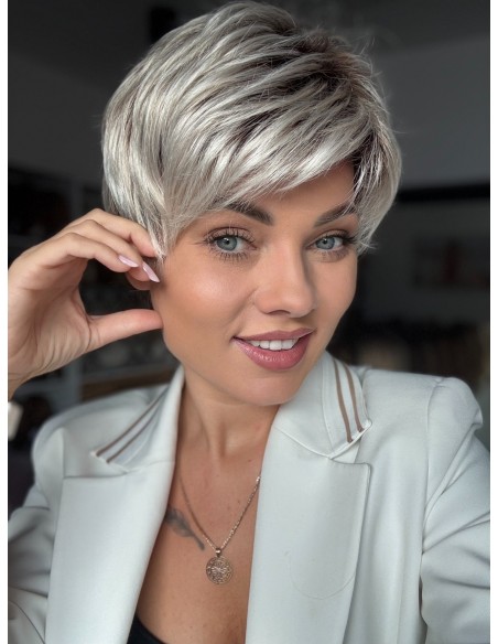 Lily Platinum Ice-Peruka z włosów syntetycznych NAH