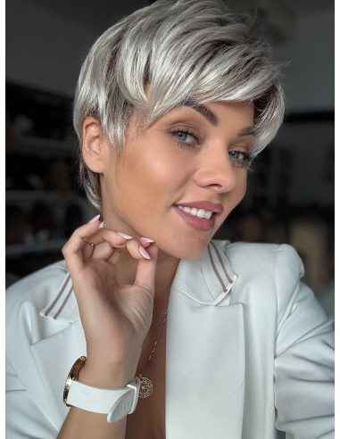 Lily Platinum Ice-Peruka z włosów syntetycznych NAH