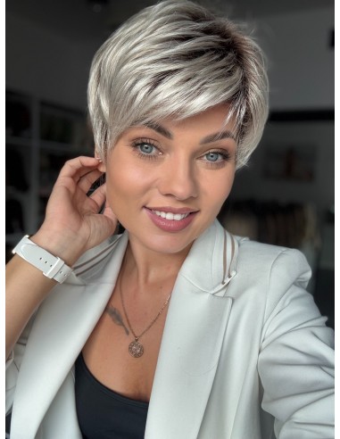 Lily Platinum Ice-Peruka z włosów syntetycznych NAH