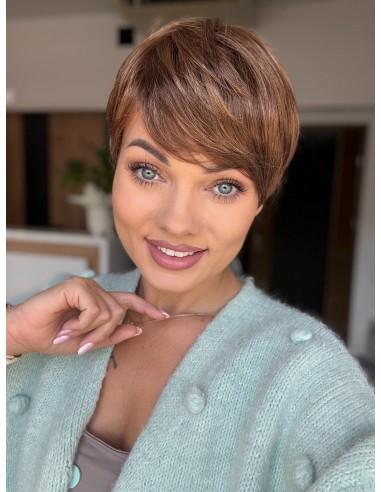 Ruby Bronzed Brown -Peruka z włosów syntetycznych NAH