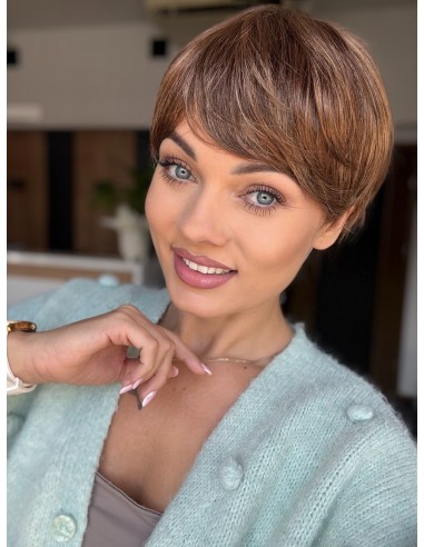 Ruby Bronzed Brown -Peruka z włosów syntetycznych NAH