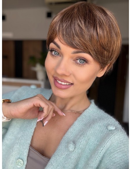 Ruby Bronzed Brown -Peruka z włosów syntetycznych NAH