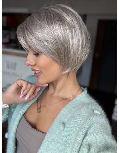 Emerald Arctic Grey Golden Chocolate-Peruka z włosów syntetycznych NAH