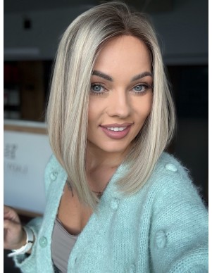 ANIA 30 CM "S"  "LACE TOP PERUKA Z WŁOSÓW NATURALNYCH  PREMIUM 2