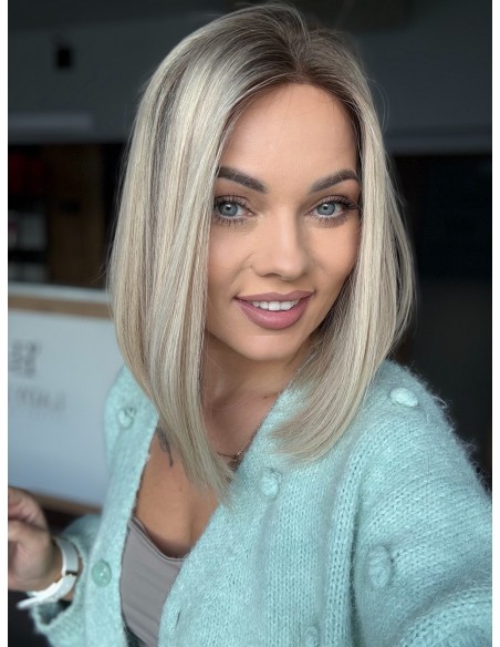 ANIA 30 CM "S"  "LACE TOP PERUKA Z WŁOSÓW NATURALNYCH  PREMIUM