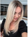 ANIA 45 CM "M"  "LACE TOP PERUKA Z WŁOSÓW NATURALNYCH  PREMIUM
