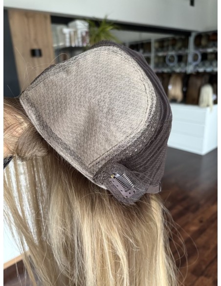 MILENA 45 CM SILK TOP "S" PERUKA Z WŁOSÓW NATURALNYCH  PREMIUM