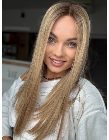MILENA 50 CM LACE TOP "S" PERUKA Z WŁOSÓW NATURALNYCH  PREMIUM