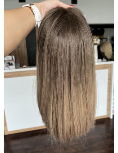 "Alina 40 cm" Peruka z włosów naturalnych  "M" PREMIUM