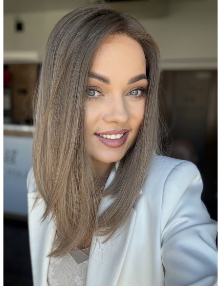 "Alina 40 cm" Peruka z włosów naturalnych  "S" PREMIUM
