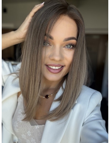 "Alina 40 cm" Peruka z włosów naturalnych  "S" PREMIUM