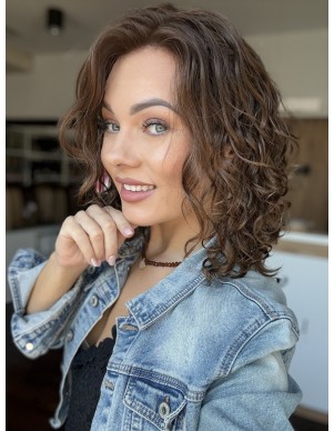 VERA 35 CM "S/M"-  PERUKA LACE FRONT Z WŁOSÓW NATURALNYCH 2