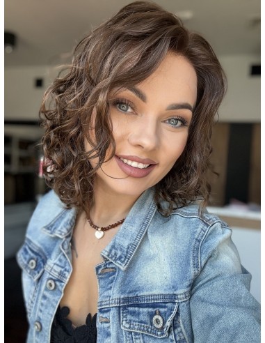 VERA 35 CM "S/M"-  PERUKA LACE FRONT Z WŁOSÓW NATURALNYCH