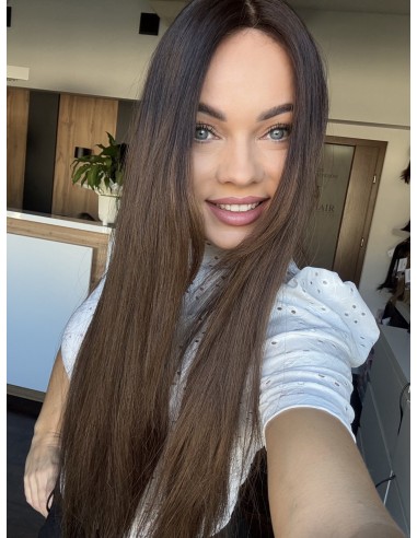 TERESA 75 CM DŁUGI TOPPER Z WŁOSÓW NATURALNYCH