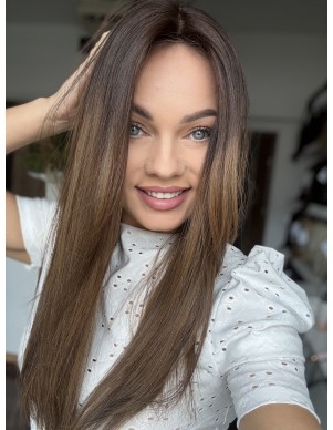 TERESA 55 CM  TOPPER Z WŁOSÓW NATURALNYCH 2