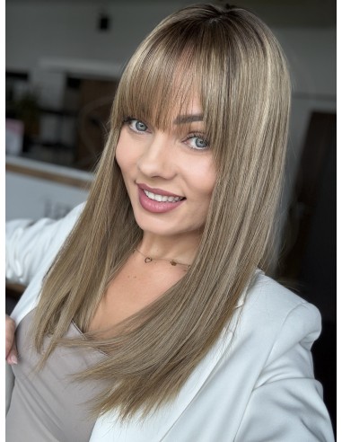 Topper Soa 45 cm – baleyage blond z odrostem, włosy naturalne