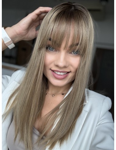 Topper Soa 45 cm – baleyage blond z odrostem, włosy naturalne