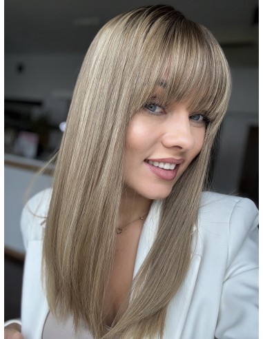 Topper Soa 45 cm – baleyage blond z odrostem, włosy naturalne