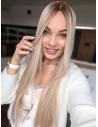 "ANIA 65 CM PREMIUM"-TOPPER Z WŁOSÓW NATURALNYCH