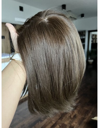 MIRA MS  30 CM"S/M"Z GRZYWKĄ -PERUKA Z WŁOSÓW NATURALNYCH