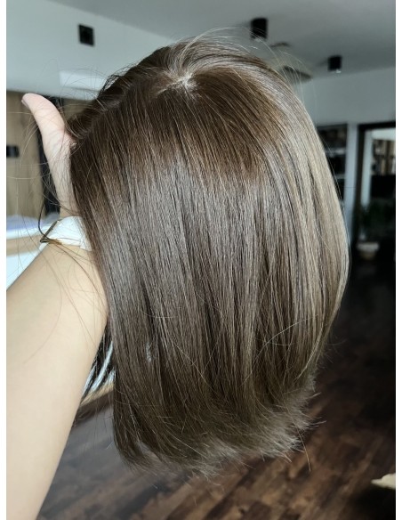 MIRA MS  30 CM"S/M"Z GRZYWKĄ -PERUKA Z WŁOSÓW NATURALNYCH