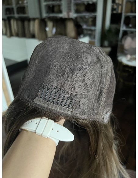 MIRA MS  30 CM"S/M"Z GRZYWKĄ -PERUKA Z WŁOSÓW NATURALNYCH