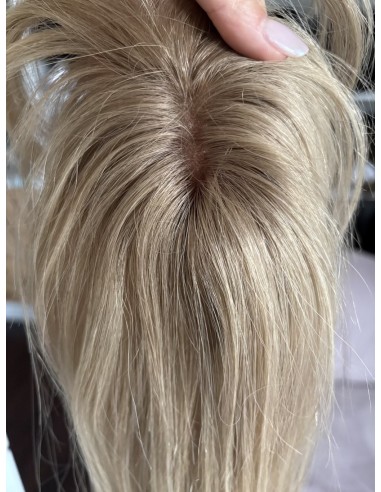 Grzywka/mini topper  z włosów naturalnych BL17   blond 40 cm