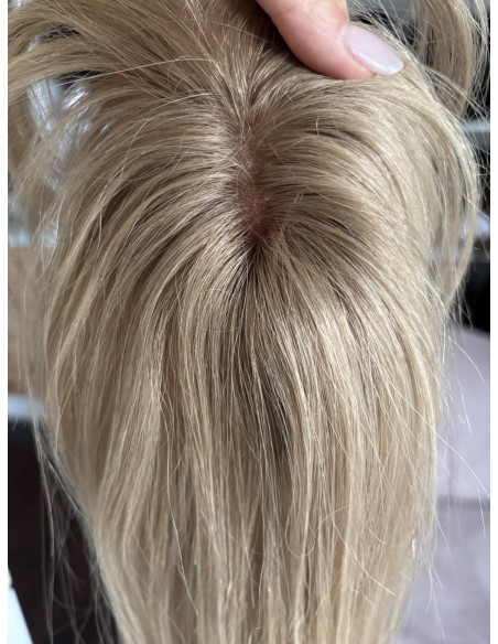 Grzywka/mini topper  z włosów naturalnych BL17   blond 40 cm