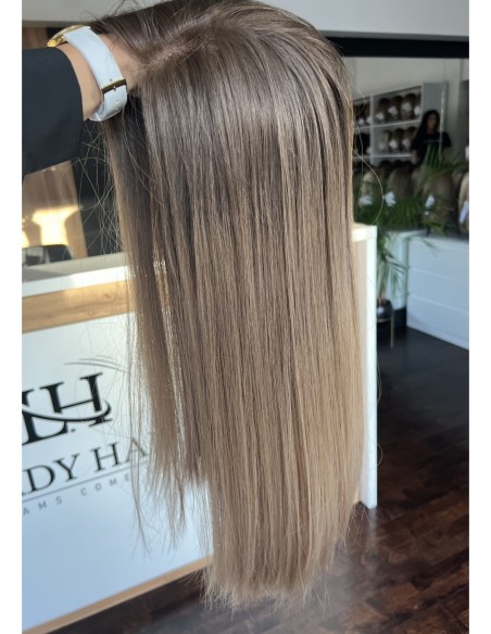 Alina 50 cm Długa peruka z włosów naturalnych  "S" PREMIUM