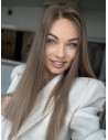 Alina 50 cm Długa peruka z włosów naturalnych  "S" PREMIUM