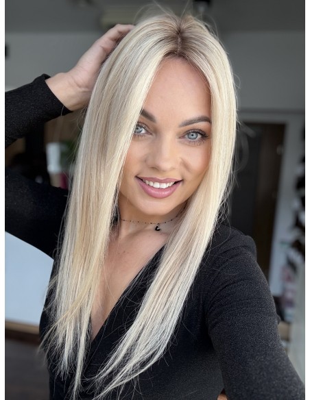 NAYA 01BL-50 CM- TOPPER Z WŁOSÓW NATURALNYCH