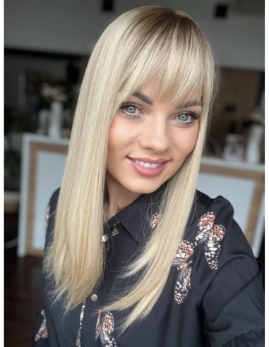 SOA 45 TOPPER Z WŁOSÓW NATURALNYCH Z GRZYWKĄ