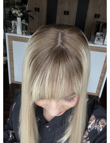 SOA 45 TOPPER Z WŁOSÓW NATURALNYCH Z GRZYWKĄ