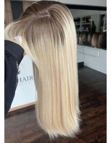 SOA 45 TOPPER Z WŁOSÓW NATURALNYCH Z GRZYWKĄ