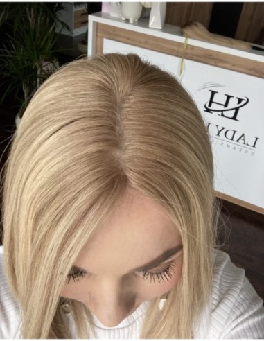 Topper Wilma 35 cm – baleyage blond, włosy naturalne