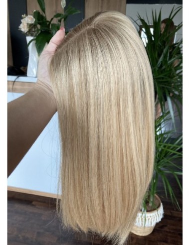 Topper Wilma 35 cm – baleyage blond, włosy naturalne