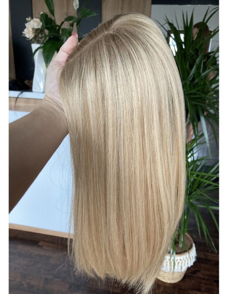 Topper Wilma 35 cm – baleyage blond, włosy naturalne