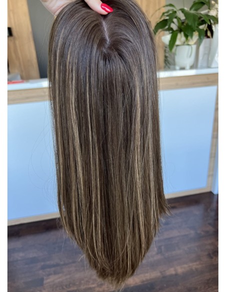 Jesica 45 cm  Premium -Topper z włosów naturalnych