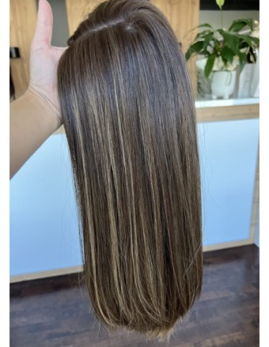 Jesica 45 cm  Premium -Topper z włosów naturalnych
