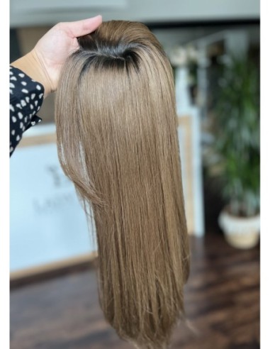 "COCO-50-55 CM" TOPPER Z WŁOSÓW NATURALNYCH