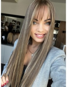 LOLA 55-60 CM Z GRZYWKĄ -TOPPER Z WŁOSÓW NATURALNYCH 2