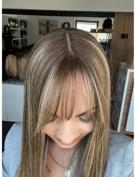 LOLA 55-60 CM Z GRZYWKĄ -TOPPER Z WŁOSÓW NATURALNYCH