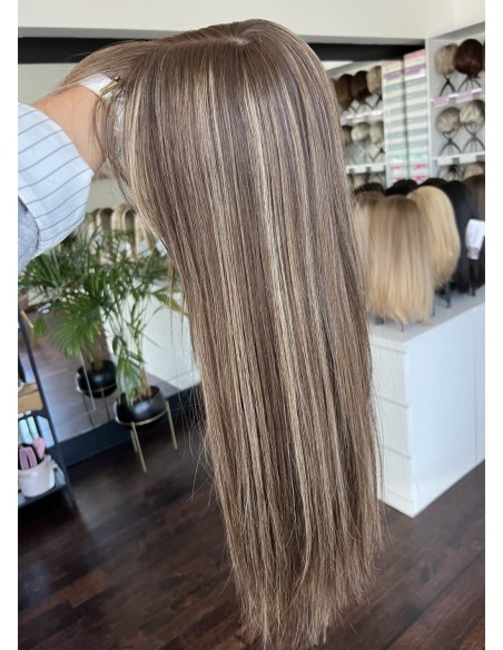 LOLA 55-60 CM Z GRZYWKĄ -TOPPER Z WŁOSÓW NATURALNYCH