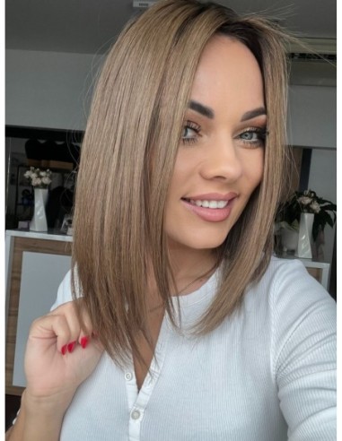 Julia 35 cm Topper z włosów naturalnych