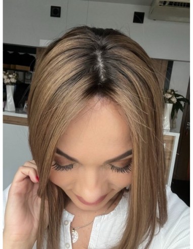 Julia 35 cm Topper z włosów naturalnych
