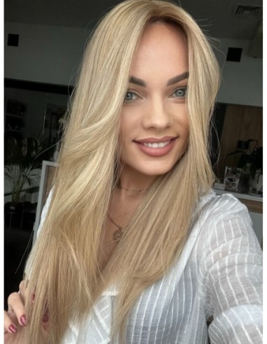 Topper Wilma 50–55 cm – baleyage blond, włosy naturalne