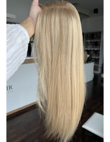 Topper Wilma 50–55 cm – baleyage blond, włosy naturalne