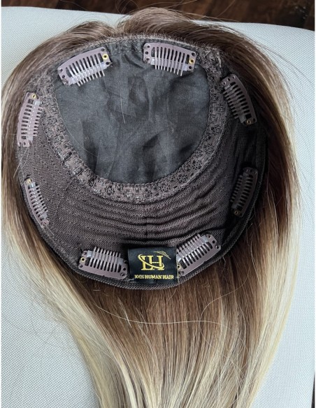 ROSA 45 CM TOPPER Z WŁOSÓW NATURALNYCH