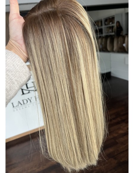 ROSA 45 CM TOPPER Z WŁOSÓW NATURALNYCH